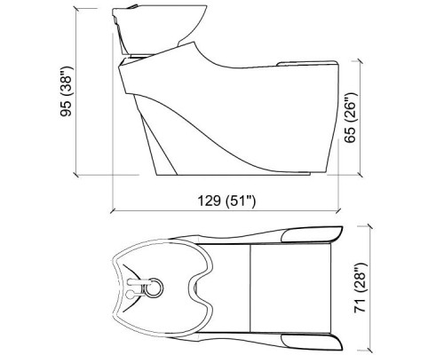 Мойка парикмахерская MUU MUU ECO BASIC